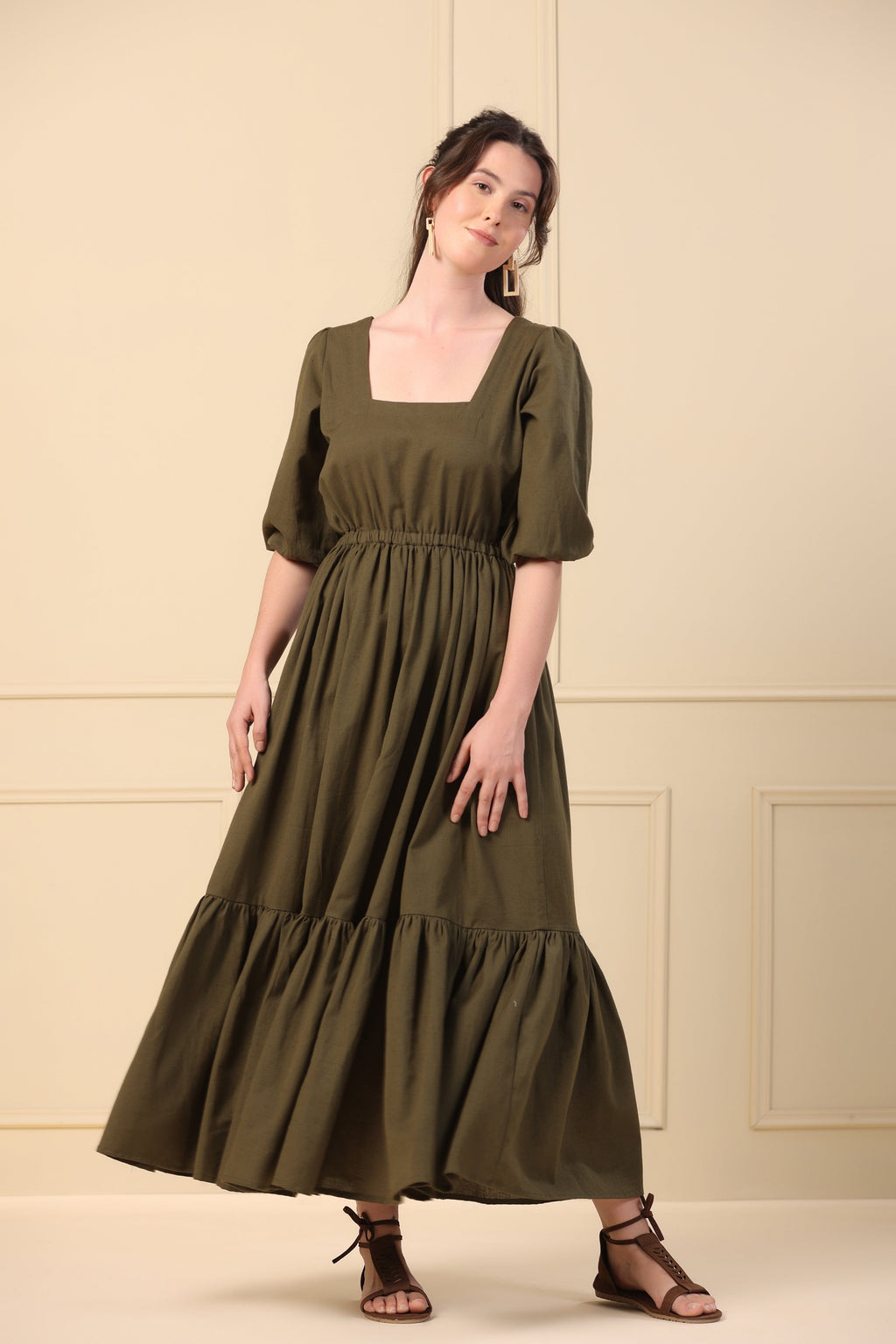 Maeve Dress in Moss Green Maeve Dress in Moss Green