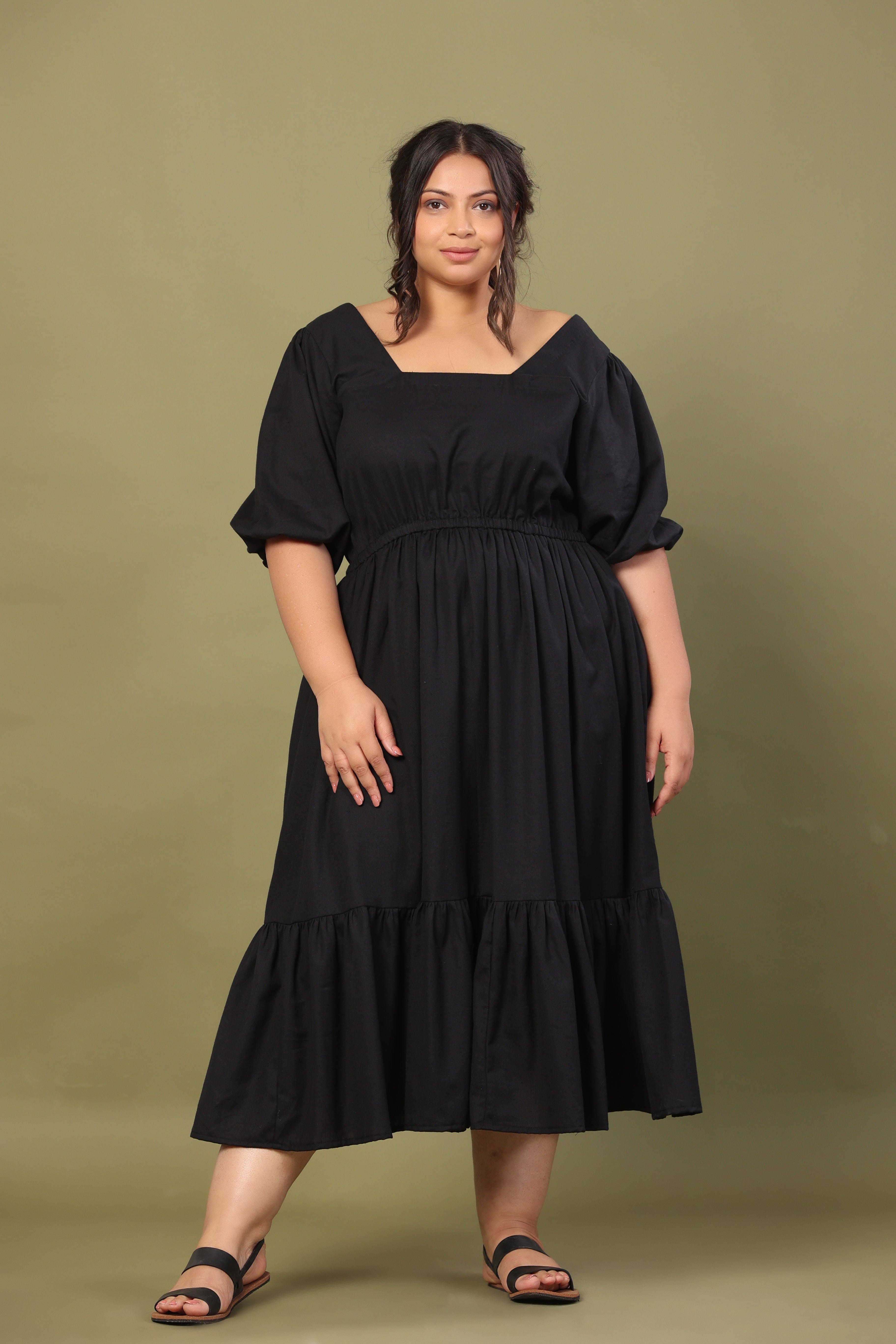 Maeve Dress in Black – Pana Mina