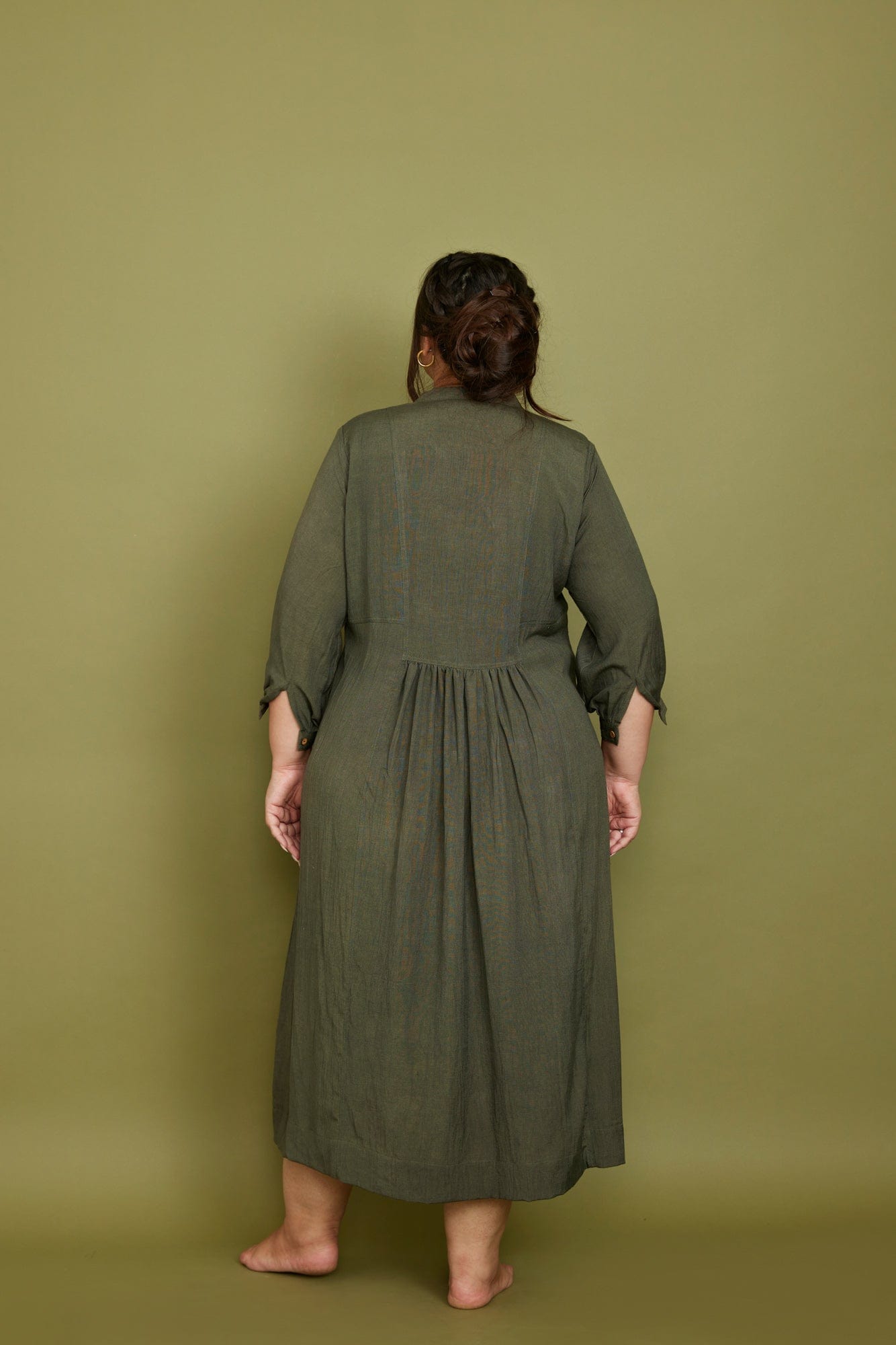 Elizabeth Dress in Moss Green Elizabeth Dress in Moss Green