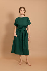 Cordelia Skirt Set in Emerald Green