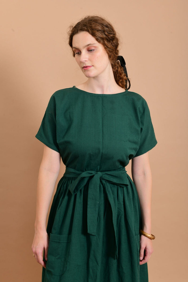 Cordelia Skirt Set in Emerald Green